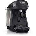 Bosch Tassimo Happy Capsule Machine TAS1002N Coffee Machine, Over 70 Drinks, Fully Automatic, Suitable for All Cups, Space-Saving, 1400 W, Black/Anthracite