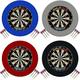 Gorilla Darts Double 20 & PU Dartboard Surround Plain Set + Free Darts (RED)