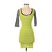 Willow & Clay Casual Dress - Mini: Yellow Dresses - Women's Size X-Small