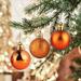 The Holiday Aisle® 3Cm Mini Shatterproof Christmas Balls Tree Ornaments Party Decoration, 24Pcs Silver in Orange | 3.9 H x 1.9 W x 1.9 D in | Wayfair