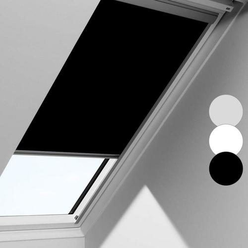 Wolketon Verdunkelungsrollo Dachfensterrollo Dachfenster Sonnenschutz 100% Verdunkelung Thermorollo