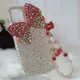 Coque de téléphone Crystal Diamond Bow Wrist iPhone 15 12 13 14 11 Pro Plus Samsung Galaxy