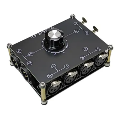 SOLUPEAK – commutateur Audio stéréo X31 XLR Balance 3 en 1 sélecteur de Sources de Signal
