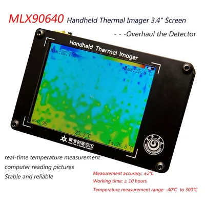 MLX90640 – caméra thermique infrarouge avec écran LCD TFT 3.4 /2.8 pouces capteur de température