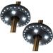 Clearance 2Pack Multifunctional Outdoor Tent Lights 24+4LED Umbrella Lights 4 x AA Battery Operated Camping Lights Detachable Disc Hanging Lights Camping Lights