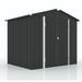 8 x 6 Outdoor Metal Storage Shed Tools Storage Shed Galvanized Steel Garden Shed with Lockable Doors Outdoor Storage Shed for Backyard Patio Lawn D9181