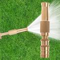 Universal High Pressure Car Washing Watering Hose Wand Garden Tool Straight Copper Spray Hose Nozzle GOLD