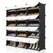 Portable 42 Pair Shoe Rack Organizer Tower Shelf Storage Cabinet Stand Expandable for Heels, Boots, Slippers