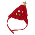 dog Hat Christmas Hat with Ear Holes Tree Costumes Headgear Headdress for Birthday Cosplay Costumes Accessories