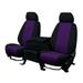 CalTrend Front Buckets Tweed Seat Covers for 2012-2021 Nissan NV1500-3500 - NS175-10TT Purple Insert with Black Trim