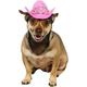 Rubie s Pink Cowgirl Dog Hat with Tiara Party Costume-Small