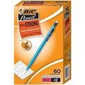 BIC Xtra-Strong Mechanical Pencil #2 Lead No Smudge Colorful Barrel Thick Point (0.9mm) Assorted Colors 60-Count