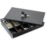 Cash Drawer Tray with Locking Cover - 11.7 x 10.3 x 2.3 Inch Metal Cash Lock Box with Lid - 4 Bill / 5 Coin Cash Tray Money Organizer for Volocara 13â€� Fully-Removable Cash Drawers - For Business Use