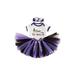 ZIYIXIN 3Pcs Newborn Baby Girls My First Halloween Outfits Romoper Tops+Tulle Tutu Skirts Dress+Headband Set Purple 0-3 Months