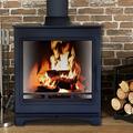 NRG Modern Wood-Burning Stove 8KW Defra Eco Design Stoves Cast Iron Fireplace
