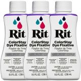 Rit Dye Liquid 8oz-Dye Fixative -Multipack Of 3