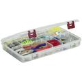 Set of 4 - Plano ProLatch Stowaway Large 3700 Clear Organizer Tackle Box Large Clear