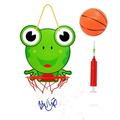 Inflatable Tiger Frog Basket Educational Sport Baby Bath Toys Basketball Board Sport Play Toys Sports Toys Basketball Frame Basketball Hoop Kit Basketball Toys Interactive Games FROG BASKETBALL