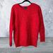 American Eagle Outfitters Sweaters | American Eagle Women's Vintage Boyfriend Red Sweater Euc | Color: Gold/Red | Size: S