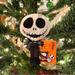 Disney Holiday | Disney Jack Skellington Plush Clip Nightmare Before Christmas | Color: Black/White | Size: 6"