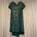 Lularoe Dresses | Lularoe Carly Dress Xs | Color: Blue/Green | Size: Xs