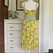 Free People Dresses | Free People Midi Summer Dress | Color: Blue/Yellow | Size: 12