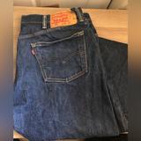 Levi's Jeans | Levi's Men Vintage 501 Jeans 42x32 Original Straight Leg Classic Fit Dark Wash | Color: Blue/Orange | Size: 42