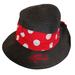 Disney Accessories | Kids Minnie Mouse Hat | Color: Black/Red | Size: Youth Size 55cm