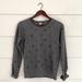 J. Crew Sweaters | J. Crew Gray Embellished Holiday Sweater | Color: Gray | Size: Xs