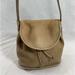 Coach Bags | Genuine Vintage Coach Beige Leather Drawstring Bucket Shoulder Bag Crossbody | Color: Tan | Size: Medium