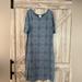 Lularoe Dresses | Lularoe Blue Dress | Color: Blue | Size: Xxl