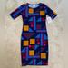 Lularoe Dresses | Lularoe Julia Dress | Color: Gold/Purple | Size: Xs