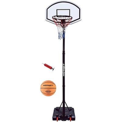 Basketballständer HORNET BY HUDORA "Hornet 260" Ballsportkörbe schwarz (schwarz, weiß) Kinder Spielbälle Wurfspiele mobil, höhenverstellbar bis 260 cm