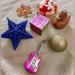 Urban Outfitters Holiday | Lot Of Vibrant & Unique Christmas Ornaments | Color: Orange/Pink | Size: Os