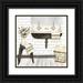 Reed Tara 15x15 Black Ornate Wood Framed with Double Matting Museum Art Print Titled - Farmhouse Bath II Sink