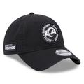 Men's New Era Black Los Angeles Rams 2022 Inspire Change 9TWENTY Adjustable Hat