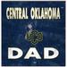 Central Oklahoma Bronchos 10'' x Dad Plaque