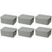 Latitude Run® Multipurpose for Classroom, Drawers, Desktop, Office, Playroom, Shelves, Closets Box in Gray | 7.25 H x 10.25 W x 14.25 D in | Wayfair