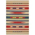 "Pasargad Home Anatolian Kilim Hand-Woven Cotton Area Rug- 8' 0"" X 8' 0"" , Beige-Multi - Pasargad pbb-04 8x8"