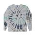 Tie-Dye CD2000 Adult 5.4 oz. Cotton Long-Sleeve T-Shirt in Glacier size Small 2000, T2000