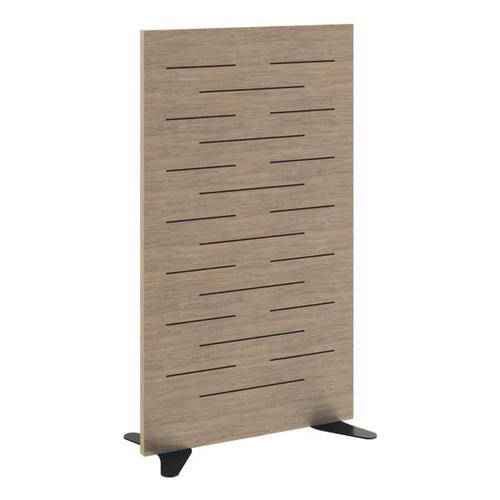 Holztrennwand »Modell B« schwarz, Paperflow, 79.5x140x37 cm