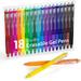 Erasable Gel Pens 18 Colors Lineon Retractable Erasable Pens Clicker Fine Point Make Mistakes Disappear Assorted Color Inks for Drawing Writing Planner and Crossword Puzzles