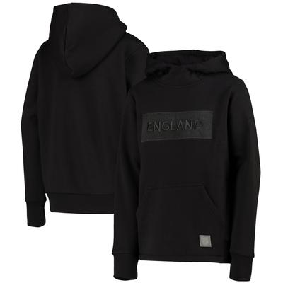 England Tonal Wordmark Kapuzenpullover – Schwarz – Kinder Image