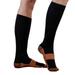 Topwoner 2 Pairs Compression Socks for Women & Men 20-30 mmHg is Best Athletic Running Flight Travel Nurses Black