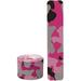 Mueller Sports Medicine Kinesiology Tape I-Strip Roll Pink Camo 2 x 9.75 20 Count