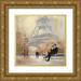 Purinton Julia 20x20 Gold Ornate Wood Framed with Double Matting Museum Art Print Titled - Romantic Paris I Red Jacket