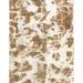 Ahgly Company Indoor Rectangle Abstract Gold Oriental Area Rugs 5 x 8