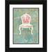 Waltz Anne 14x18 Black Ornate Wood Framed with Double Matting Museum Art Print Titled - Classica chair