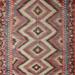 Ahgly Company Indoor Square Contemporary Brown Red Southwestern Area Rugs 3 Square