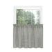 Achim Bedford Rod Pocket Light Filtering Curtain Tier Pair Grey 58 x 24